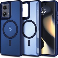 For Motorola Moto Edge 2024 Case With Military-Grade Scratch-Resistant - Blue