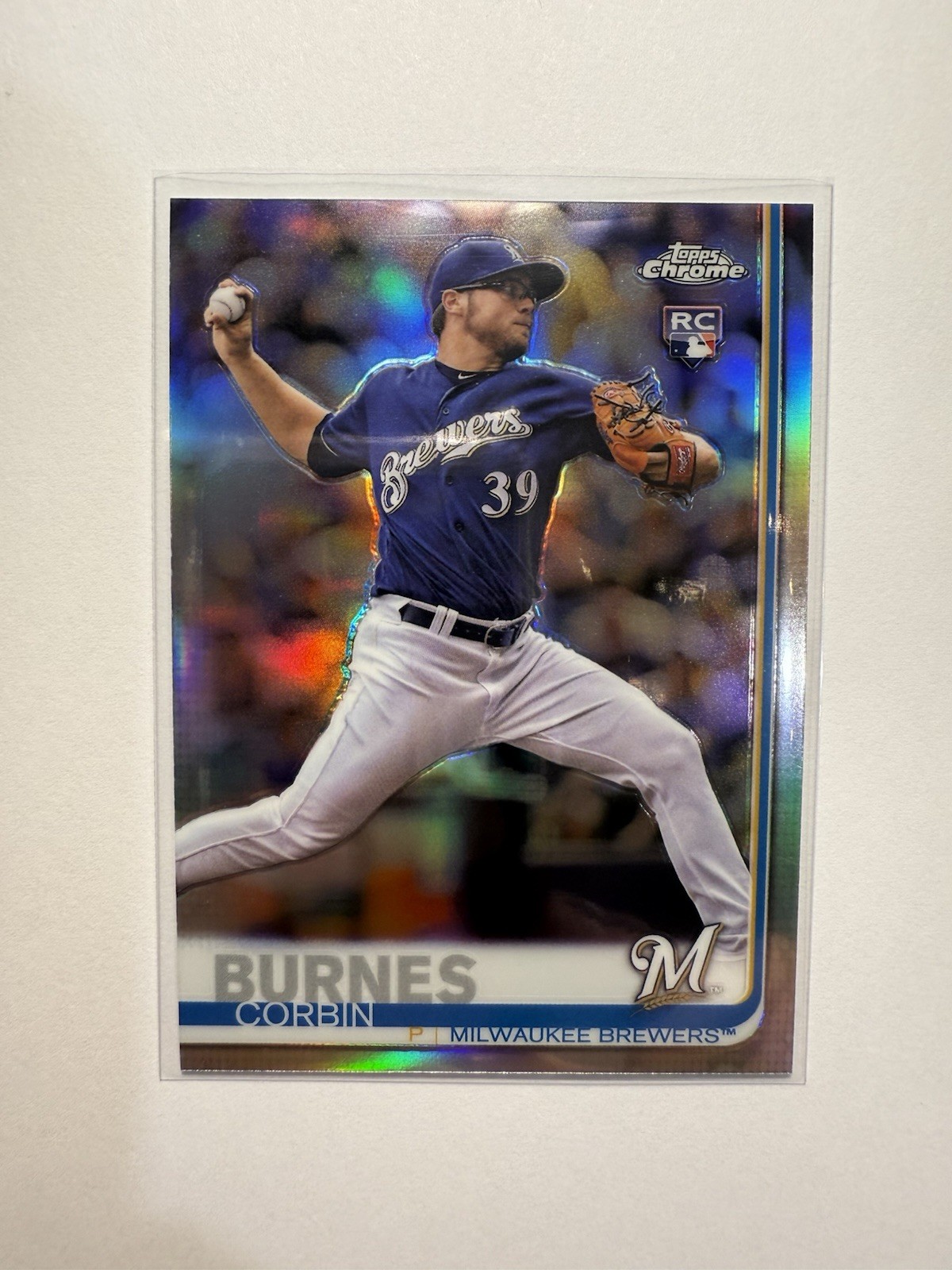 2019 Topps Chrome - Refractor #84 Corbin Burnes (RC)