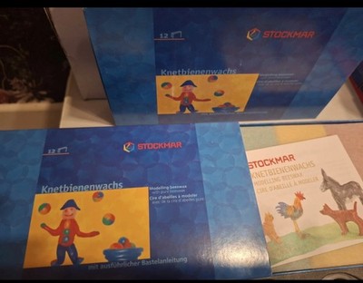 Stockmar Knetbienenwachs 12 Farben Set Aus Dem Waldorfsortiment NEU OVP Kinder