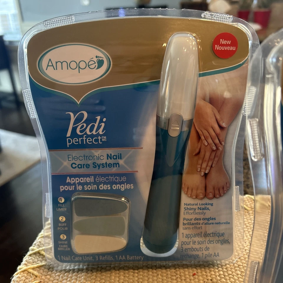 Amope - Pedi Perfect Sistema Electrónico de Cuidado de Uñas Pedicura Set x 2 PACK Regalo Foto 3 de 4