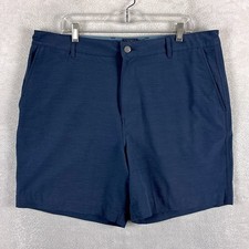 Faherty Shorts Mens 38 Blue All Day Performance Drawstring Stretch Preppy Beach