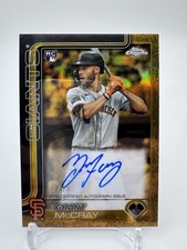 2025 Topps Gilded Collection Grant McCray Chrome Rookie Auto /99 #CGA-GM