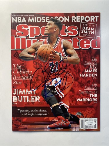 JIMMY BUTLER Autographed Signed Sports Illustrated Chicago Bulls Basketball COA - Picture 2 of 2