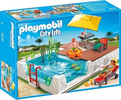 PLAYMOBIL 5575 City Life Einbau-Swimmingpool Neu/Ovp 