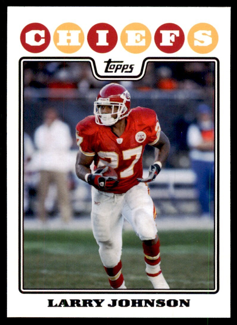 2008 TOPPS LARRY JOHNSON KANSAS CITY CHIEFS #95