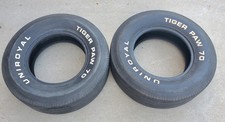 2 Vintage Uniroyal Tiger Paw 70 Tires Gto Chevelle Camaro Ss 67 68 69 70 71 72 2 Vintage Uniroyal Tiger Paw 70 Tires Gto Chevelle Camaro Ss 67 68 69 70 71 72