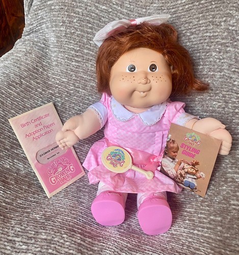 87 Growing Hair Dagmar Hermine Cabbage Patch Kids Doll FRECKLES Fresh From Box