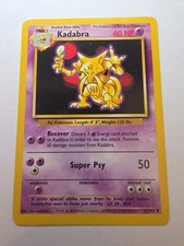 Kadabra 032/102 Pokemon TCG Base Set Unlimited LP