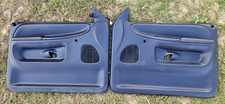 1998-2001 Dodge Ram 1500 Door Panels Set Interior Cards Front Oem Black