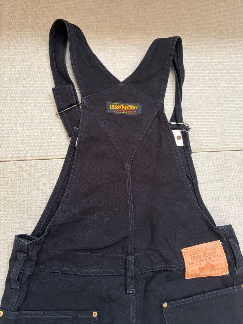 IRON HEART 806 21oz Heavy Duck Double Knee Overalls W… - Gem