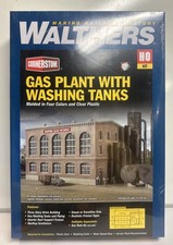 Walthers HO Scale Gas Plant With Washing Tanks Building Kit #933-2905 NEW