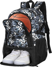 40L Basketball Backpack Large Sports Bag with...