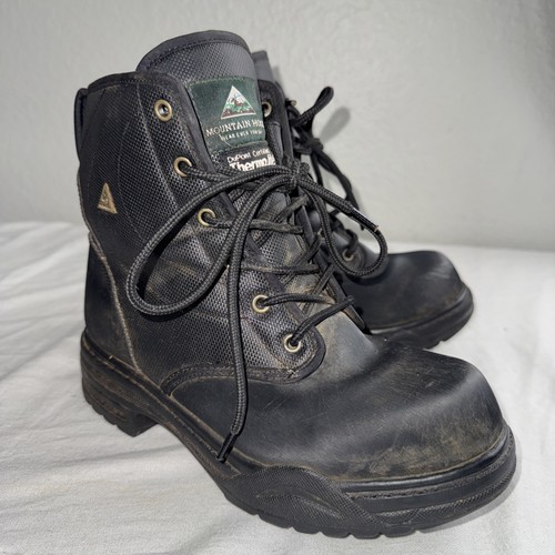 Mountain Horse Rimfrost Paddock Boots Thermolit Insulation BLACK Women 6 DuPont