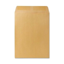 Quality Park 9 1/2" x 12 1/2" Catalog Envelopes, Gummed Seal, Brown, Box Of 250