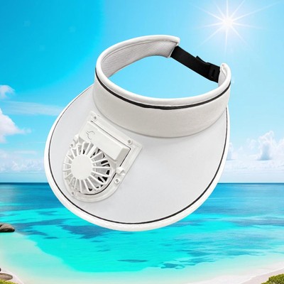 Sonnenblenden Hut mit Ventilator Kühlfächer Hut für Mädchen Jungen Kinder Erwachsene Sport