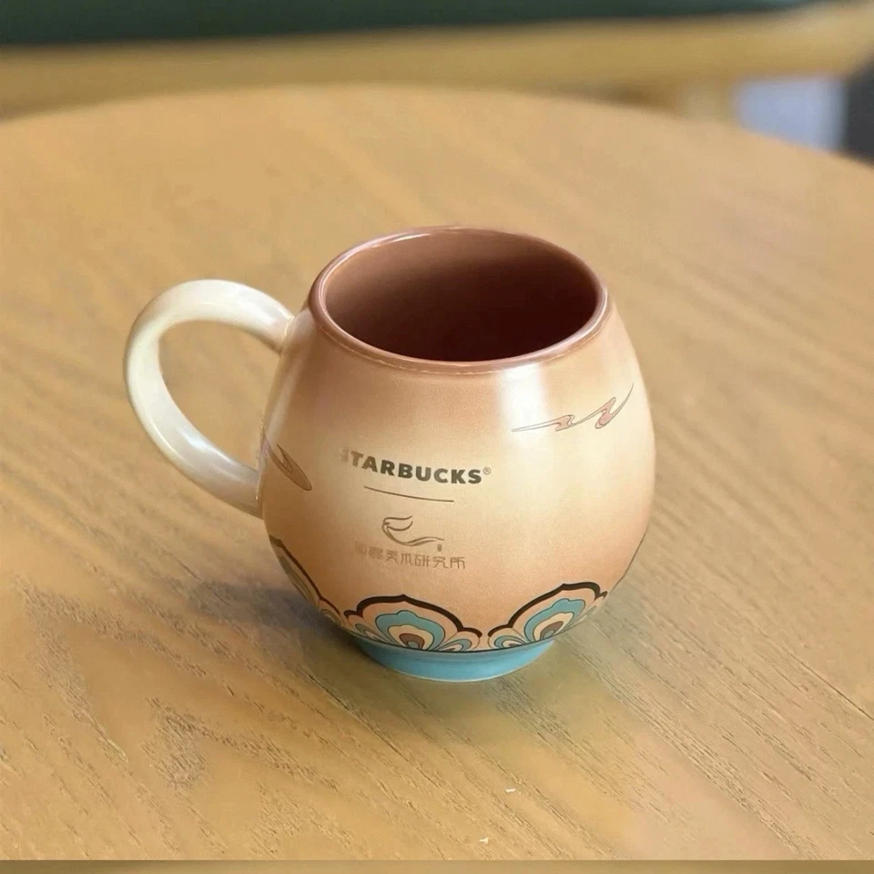 Starbucks 2025 China Dunhuang Siren Mermaid 13oz Mug - Image 4 of 4