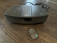 Bose Wave Radio Alarm Clock w/Remote - Model AWR131- Black Everything Works.
