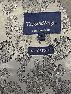 Vantage Tailored Taylor&Wright - 2-Knöpfe 2-teilig Kerbanzug Herren UK-48 L/38 W ''