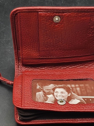 BRIGHTON SKRIBBLE Wallet RED With Attached Keychain. - 第 6/9 張圖片