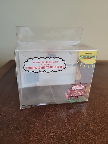 Vintage Ferrovia in legno Thomas & Friends - THOMAS ARRIVA A CASA COLAZIONE 1992 +Box - Foto 4 di 12