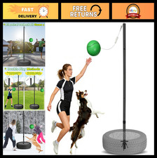 Heavy Duty Tetherball Set - 9ft Adjustable Pole Ball for Outdoor Backyard Fun