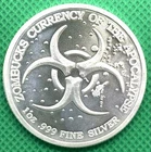2025 (2028) Zombucks World Zombull BU 1 oz 0.999 Silver Round/Coin in Capsule