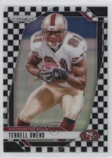 2024 Panini Prizm Black & White Checker Prizm Terrell Owens #257 HOF 05ga