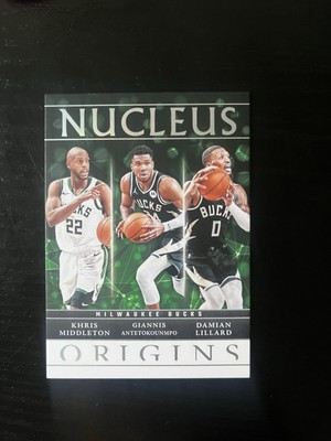 Middleton Antetokounmpo Lillard 2024-25 Panini Origins Nucleus #3 Bucks