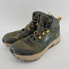 Altra Timp GTX Hiking Boots Waterproof Mens Size 14 Green Vibram Sole