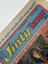 JINTY and LINDY COMIC - SEPT 4th 1976 - 50th Birthday Gift - Vintage 70s Comic