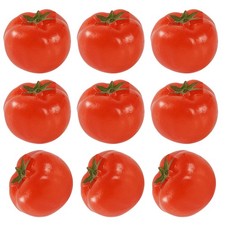 9 PCS Simulation Vegetable Artificial Mini Cherry Tomato Fake Fruit Decorations