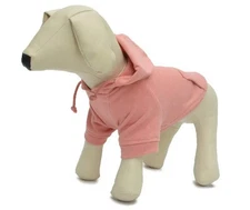 Lovelonglong Blank Basic Hoodie Sweatshirt  For Dogs 100% Cotton Fits Small Dogs