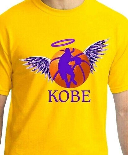 Kobe Bryant Black Mamba Men's Yellow T 