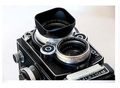 Metal Lens Hood Bayonet f/ Rolleiflex Rollei Bay 2 II 3.5E 3.5F 3.5C 3.5D - Picture 2 of 7