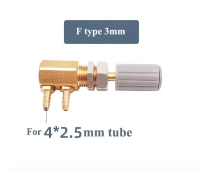 KIMINGO Dental Water Valve Fully Universal Regulator Control Valve F Shape 3MM/5MM