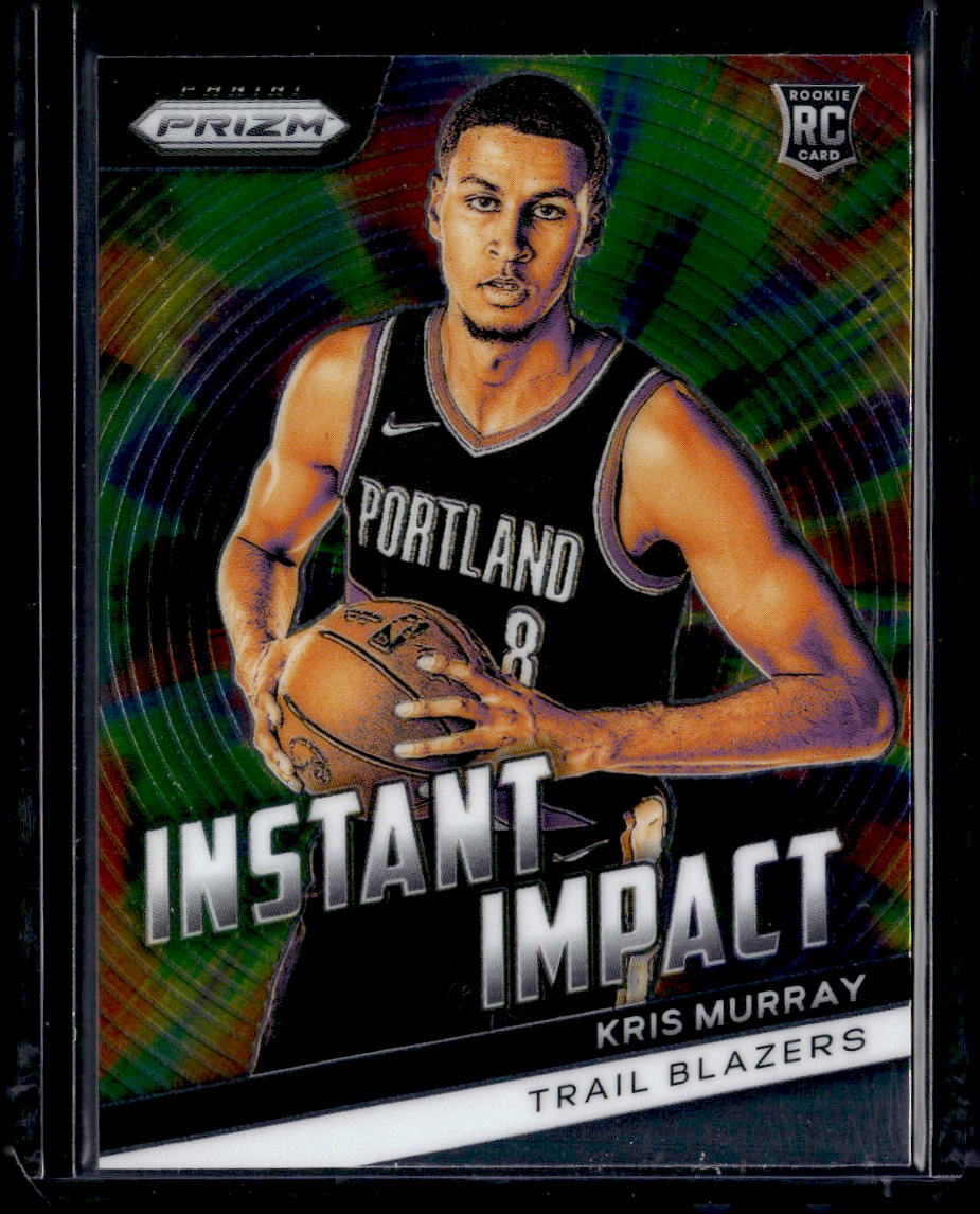 2023-24 Panini Prizm #12 Kris Murray Instant Impact Prizms Silver