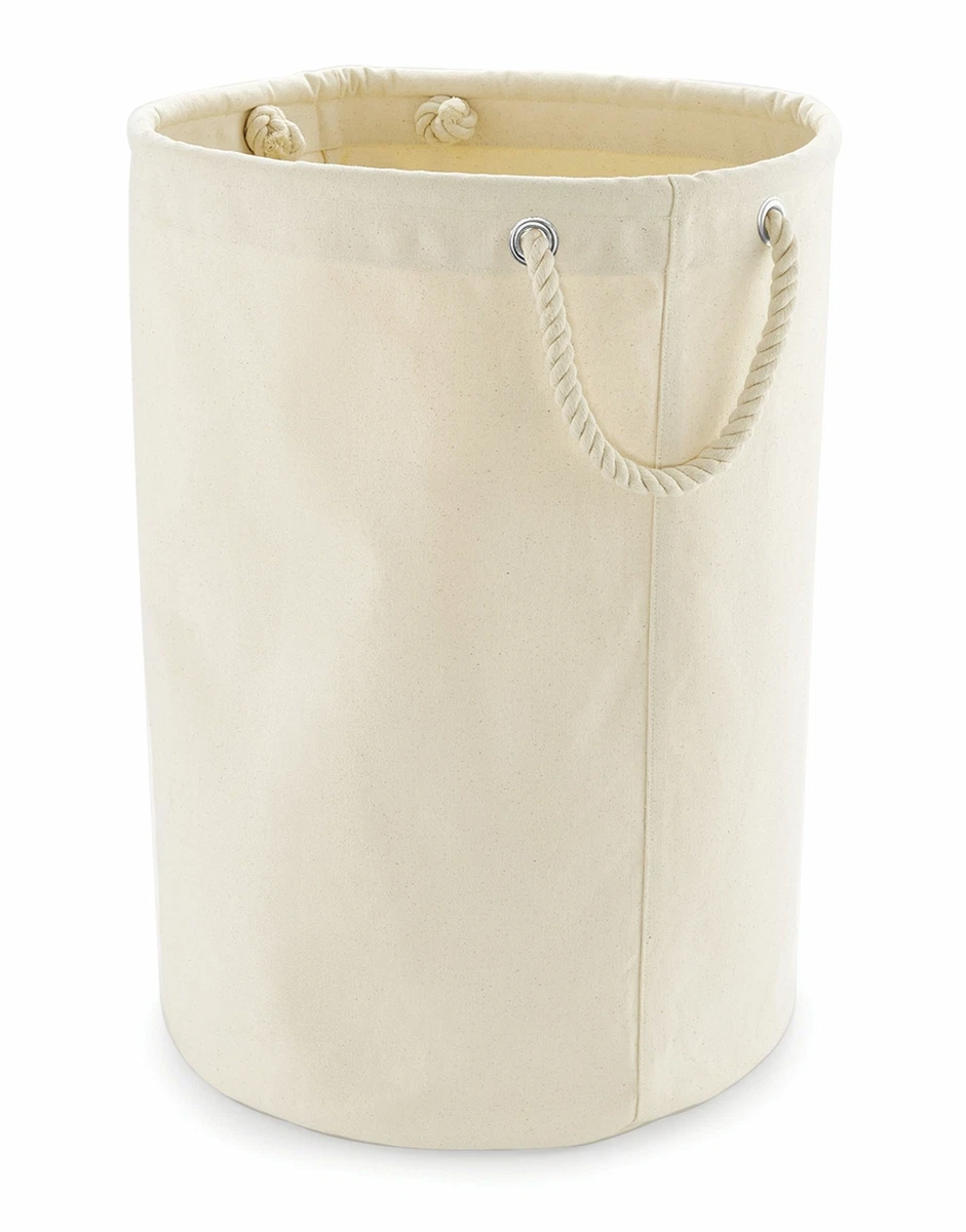 Large Canvas laundry Bag storage with Handles Vintage commercial Trug Bags W580