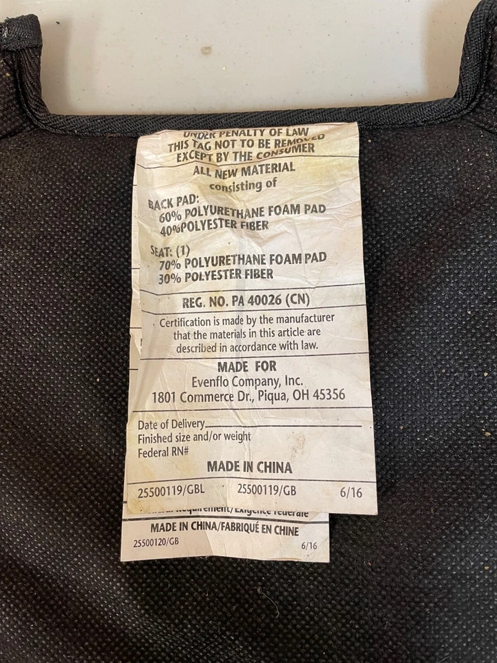 Evenflo Big Kid LX Respaldo Alto Elevador Asiento Coche Repuesto Respaldo/Cubierta Asiento Rojo Foto 2 de 4