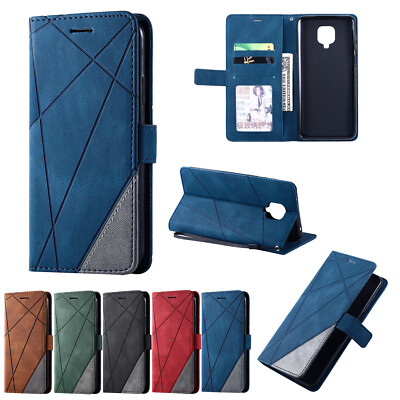 Xiaomi Redmi Note 12 11 K30 Pro HandyHülle PU Echt Leder Flip Case Tasche Cover