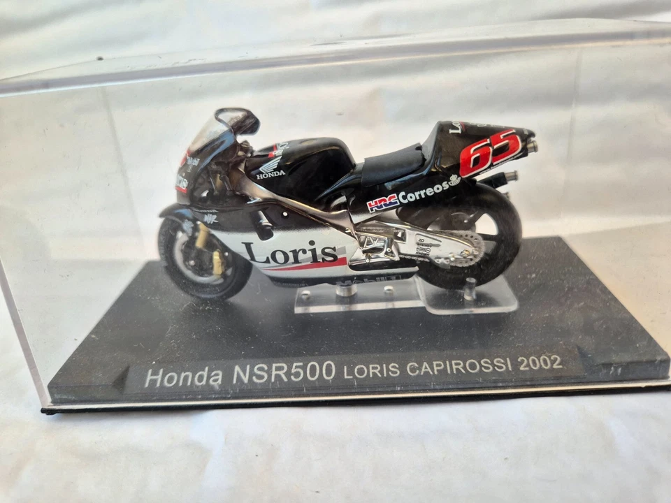 1/24 DEAGOSTINI IXO - HONDA NSR500 LORIS CAPIROSSI 2002 DIECAST MOTORCYCLE BIKE - Image 2 of 3