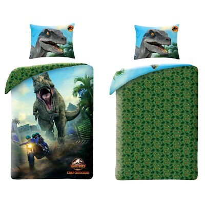 Jurassic World - Camp Cretaceous - Bettwäsche Set   135/140 x 200 cm
