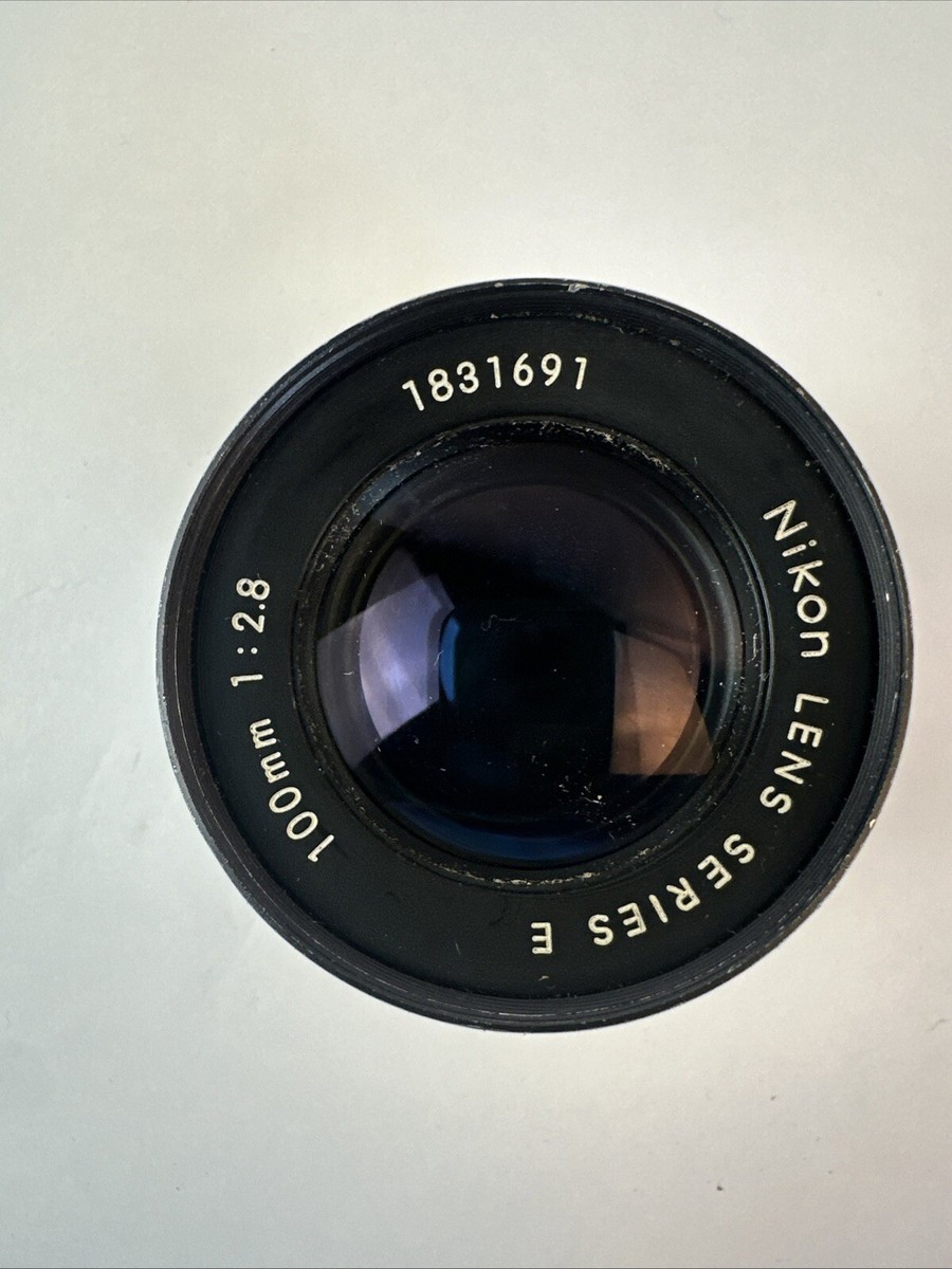 NIKKOR - Nikon LENS SERIES E 100mm F2.8 Fマウント ニコン 中望遠単