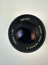 Nikon E series 100mm f2.8 Ai-s Manual Focus Lens prime for portrait FM