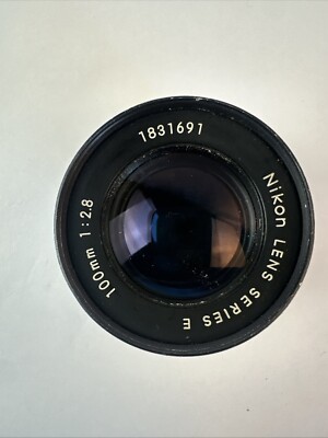 ニコン Nikon SERIES E Ai-s 100mm F2.8 Nikon E series 100mm f2.8 Ai-s Manual Focus Lens prime for
