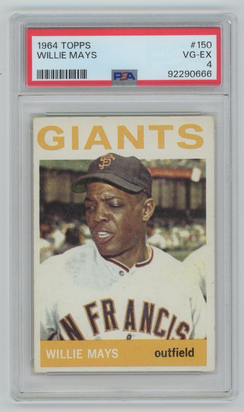 1964 Topps Willie Mays #150 • PSA 4 VG-EX