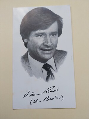 WILLIAM ROACHE *Ken Barlow* CORONATION STREET PRE-SIGNED AUTOGRAPH CAST CARD 