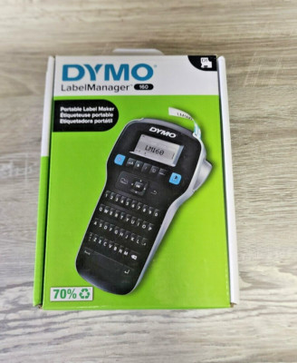 TESTED - Dymo Label Manager 160 Easy To Use Label Maker OPEN BOX