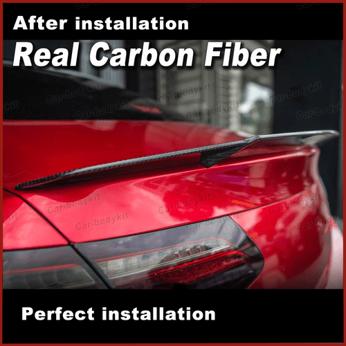 Carbon Heckspoiler Abrisskante Spoiler Lippe für Mercedes C238 E300 E400 E53 - Picture 4 of 13