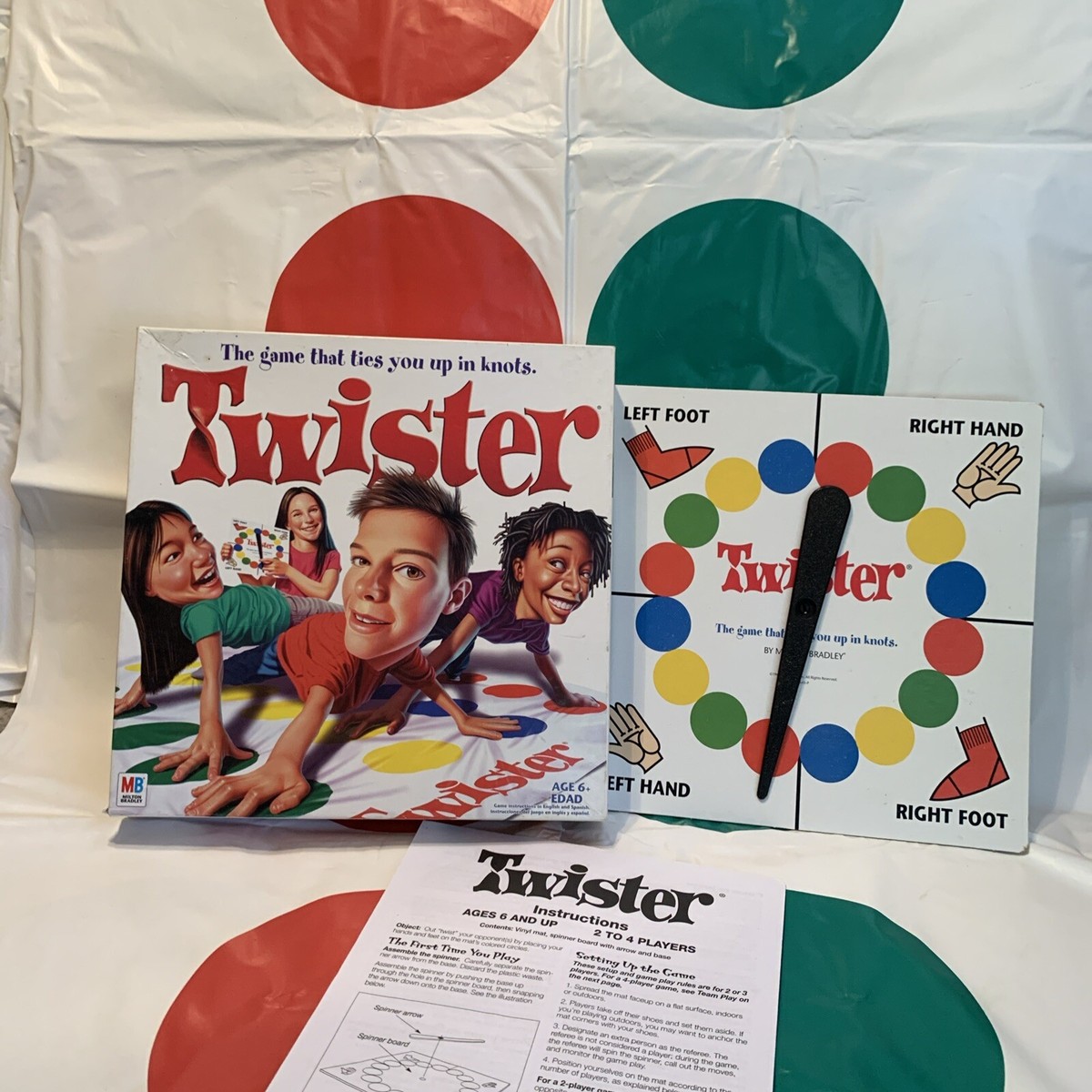 Vintage 1980s twister the game that ties you up excellent