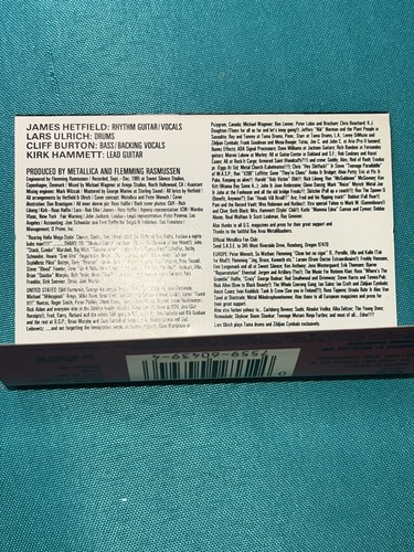 Metallica - Master of Puppets, 1986 Cassette, Elektra Records - Picture 3 of 7